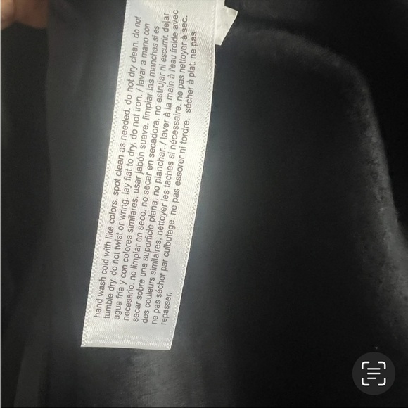 Eloquii Draped Faux Leather Dress, New with Tags, Black - Picture 5 of 7